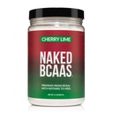 NAKED Cherry Lime BCAAs Aminosyrer pulver, 100% Pure 2: 1: 1 Formel, Vegan forgrenet kæde Aminosyrer, Instantized All Natural BCAA Powder Supplement - 501 Bedste, 34 Servering