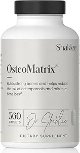 Shaklee OsteoMatrix ® - Build & Keep Strong Bones - 100% DV Calcium & Magnesium - Vitamin D & K - Zink, Mangan - Klinisk testet for Absorption - 360 kapsler