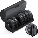 TookMag Pill Organizer 2 Times a Day, Medicine Pills Organizer, Weekly Pill Organizers AM PM Pill Box, Large Capacity 7 Day Pill Box for Medicine/Vitamin/Fish Oil/Supplements (Black)