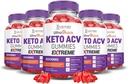 Justified Laboratories (5 Pack Ultra Quick Keto ACV Gummies Extreme 2000MG Ultraquick Keto Gummies Apple Cider Vinciate Formuleret med Pomegranate Beet Juice Powder B12 Vegan Non GMO 300 Gummys
