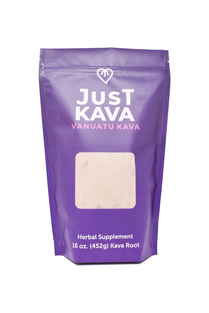 Bare Kava Vanuatu Kava Powder Herbal supplement til afslapning 16 OZ (452g)