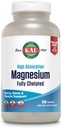 KAL Magnesium Glycinate Tablets, Fully Chelated, High Absorption Formel med Magnesium Bisglycinate Chelate for Nerve, Muscle & Bone Health Support, Vegan, Gluten Free, Value Størrelse, 240 Tablets