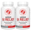 Sølv Fern GI Relief - Natural Herbal Supplement - Alle naturlige med Artichoke Leaf Extract, Ginger Root Extract, og GutGuard Lakrids Flavonoider (2 flasker - 120 kapsler - 60 dages forsyning)