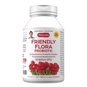ANDREW LESSMAN Friendly Flora Probiotic 180 Kapsler - 10 Millioner CFU, Omfattende Blend af fem Probiotiske Strops, Kraftig Immun og fordøjelsesstøtte. Probiotika til kvinder eller mænd