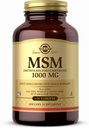 Solgar MSM 1000 mg - 120 tabletter - Understøtter Joints & Connective Tissue - Non- GMO, Vegan, Gluten Free, Dairy Free, Kosher - 120 Servere