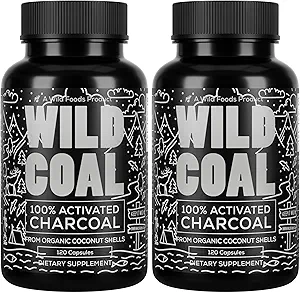 Wild Foods Aktiverede Charcoal Capsules