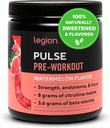 LEGION - Alle naturlige nitrogenoxid Preworkout Drink til Boost Energy, Creatin Free, naturligt sødet, Beta Alanine, Citrulline, Alpha GPC (Watermelon)