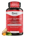 Pure by Nature Joint Support, Glucosamin med Chondroitin Turmerisk MSM Boswellia Supplement, 180 Kapsler