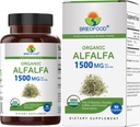 Brieofood Organic Alfalfa 1500mg, 45 Servering, Vegetarisk, Gluten Free, 90 Vegetariske tabletter