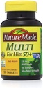 Nature Made Multi til ham 50 + Kosttilskud tabletter 90 ea (pakke med 4)