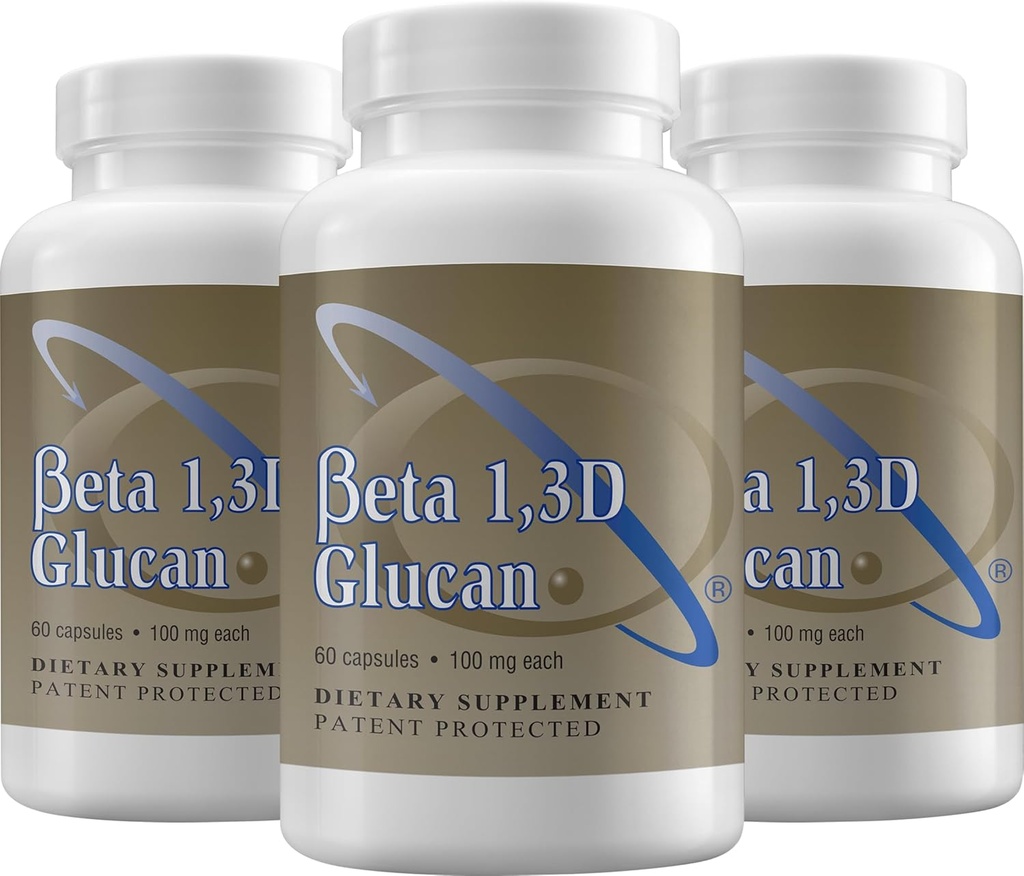 Transfer Point immunsupporttillæg Højt renset Beta 1 3D glucan 100 mg per kapsel (beta- glucan fiber) (pakning med 3)