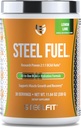 SteelFit Steel Fuel BCAAs Aminosyrer pulver til intra- workout til accelerere muskelvækst & forbedret holdbarhed - 30 Serveringer i Lemon Lime - BCAA Kosttilskud pulver til elektrolyter og inddrivelse