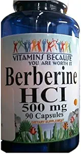 Vitaminer Fordi - Berberine 500mg - Heart Health - 90 Kapsler