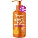 Zesess Paws Wild Alaska Omega-3 Blend Pollock + Salmon Oil for hunde og katte - Hud og Coat Support, Omega 3 Supplement til Kæledyr, 8.5oz