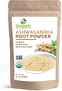 Organic Ashwagandha Root Powder -8 Ounce ttesmå 124; Lab Testet for renhedsgrad Budd124; Resealable Kraftpose, Non- GMO, Indisk Ginseng, Witania Somnifera -100% Rå fra Indien, ved SHOPOSR (8 oz)