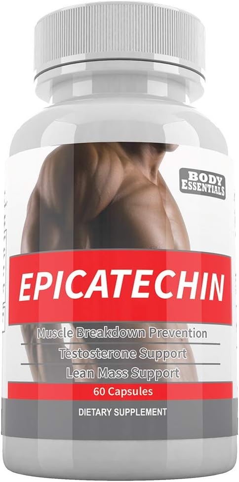EPICATECHIN - 60 Capsules – 300mg Per Serving Maximize Muscle Growth – Increase Protein Synthesis, Gains, Lean Muscle – Increase Strength and Decrease Body Fat