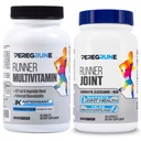 Runner Multivitamin & Fælles Support - Antioxidanter, Vitamin B Complex, Probiotika til sundhed, energi, Endurance, Inddrivelse - Glucosamin Chondroitin, MSM - GMP running Supplements
