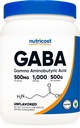 Nutricost Pure GABA 500G Powder (Gamma aminosmørsyre) (500 Bedste / 1,1 pounds)