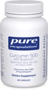 Pure indkapslinger Curcumin 500 med Bioperine - Antioxidant supplement til støtte Joints, Tissue, Lever, kolon og cellulær sundhed * - med gurkemeje & Bioperine - 60 kapsler