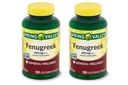 Spring Valley Fenugreek Kosttilskud, 610 mg, 100 Greve (pakke med 2)