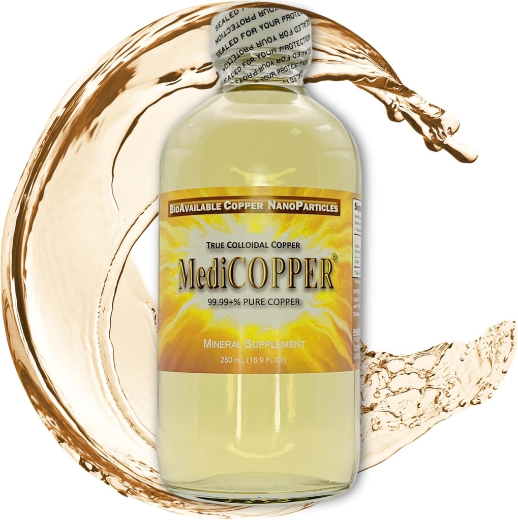 Sand kolloid kobber - 250 ml i en BPA fri plastflaske