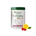 Great Lakes Wellness Beauty Boost avanceret collagen peptider pulver med hyaluronsyre, biotin, C-vitamin - hudelasticitet og hydrering - Raspberry Lemonade Flavor - Non- GMO, Keto, Kosher - 8 oz