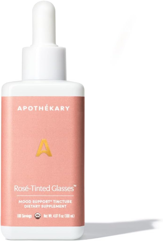 Apothékary Rosé- tonede glasser, Wine- Inspireret urteagtige dropper Urte supplement, Sukker Free, Vegan, 100 Servere 4.07oz