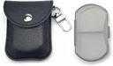 VOFOON Small Pill Organizer, Rejse Pill Box til purse, Keychain Pill Holder, Pocket Pill Container, 2 gange en dag dagligt transportabel medicin Vitamin sag, Fisk Oil Box, Supplement Box
