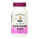 Christopher 's Original Formulas Hawthorn Berry Kapsler, Urtetilskud til hjerte & kardiovaskulær Wellness, 100 Kapsler
