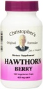 Christopher 's Original Formulas Hawthorn Berry Kapsler, Urtetilskud til hjerte & kardiovaskulær Wellness, 100 Kapsler
