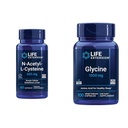 Life Extension N- Acetyl- L- Cystein (NAC) & Glycine 1000 mg, Promoes relaxation, Sund søvn, Aminosyre, Gluten- Free, Non- GMO, Vegetar, 100 Kapsler