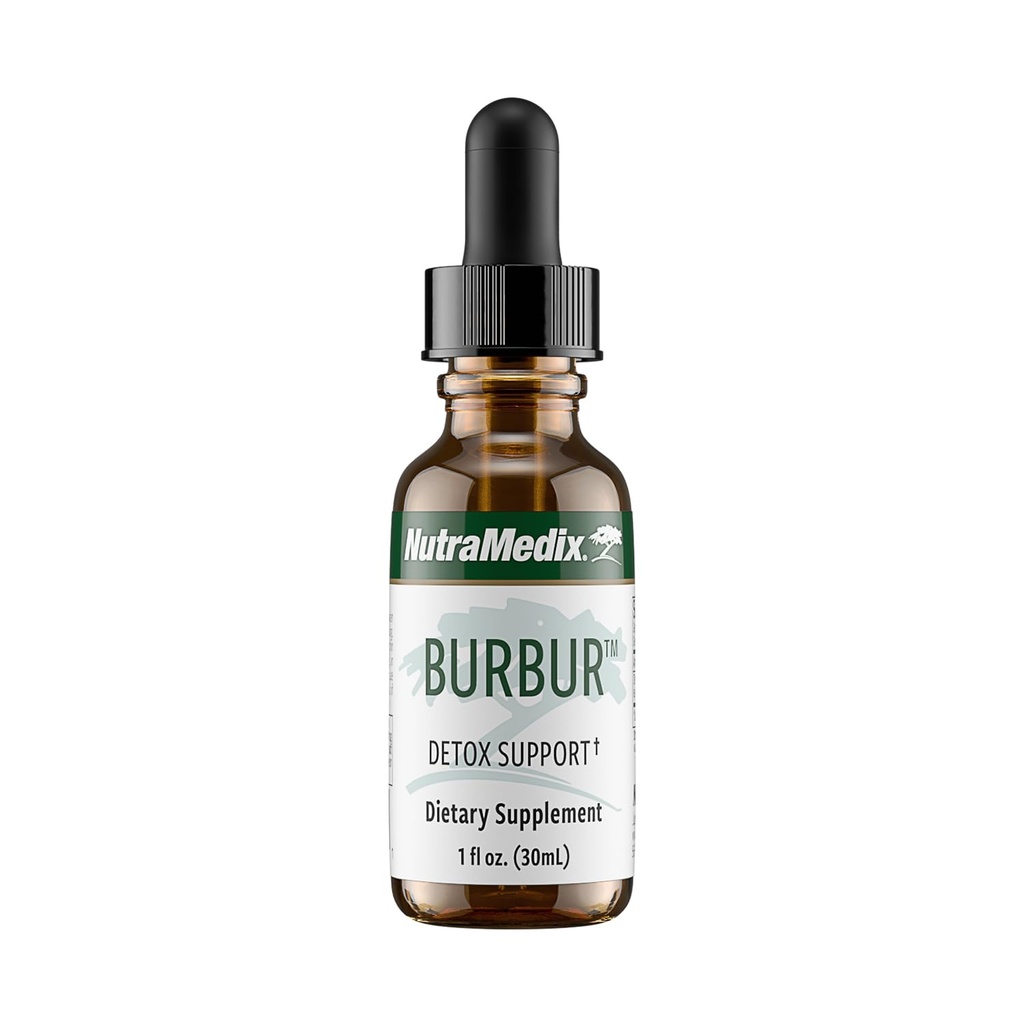NutraMedic Burbur Supplement - Understøtter fuld krop Detox Rengøring for kvinder & mænd - Promote Antioxidant & Mikrobial Support - Herbal Tincture Made with Manayupa Leaf Extract (1oz / 30ml)