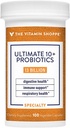 Vitamin Shoppe Ultimate 10 + Probiotika, 13 milliarder CFU til fordøjelsessygdomme, immunforsvar og luftvejssygdomme (100 vegetabilsk kapsel)
