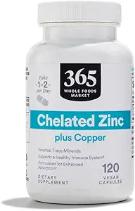 365 Everyday Value, Chelated Zink, 120 ct