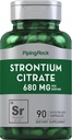 Piping Rock Strontium Citrate 680 mg Kapsler
