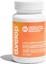 d.Velop D-vitamin Kosttilskud 2400 IE, 20 mcg - højpotens D-vitamin D3 til immunforsvar, ben & hjerte sundhed - 3X hurtigere og mere effektiv - klinisk testet - D-vitamin piller, 60 greve