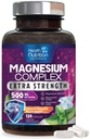 Magnesium Complex kapsler 500 mg med oxide, glycinat, malat, citrat - høj absorptionskompleks Magnesiumholdige mineraltilskud - til muskel-, knogl- og hjertesygdomme - 120 kapsler