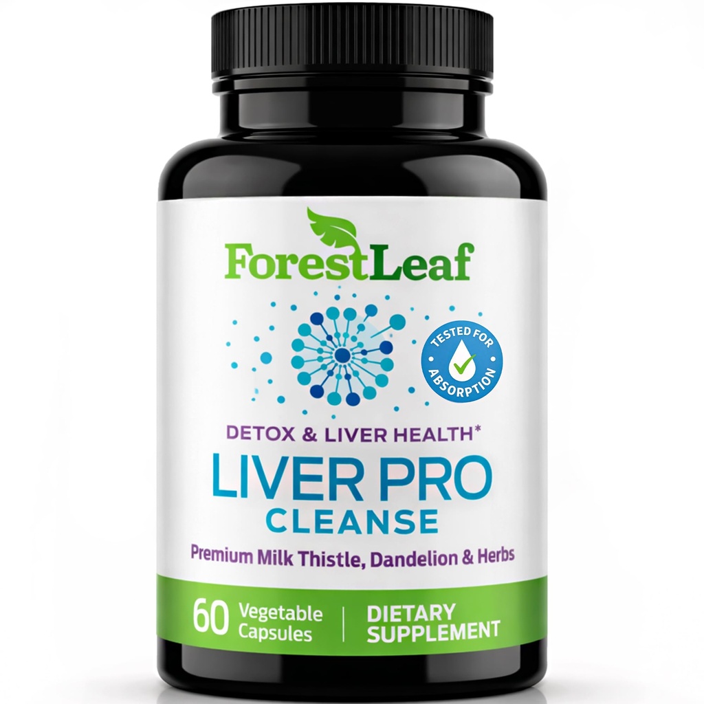 Lever rense Detox & Reparation - fede lever reparation Detox Complex supplement w / Cholin, zink, mælk tidsel, Mælkebøtte rod, gurkemeje, Burdock, Artiskok - Lever Support Supplement 124; 60 Caps