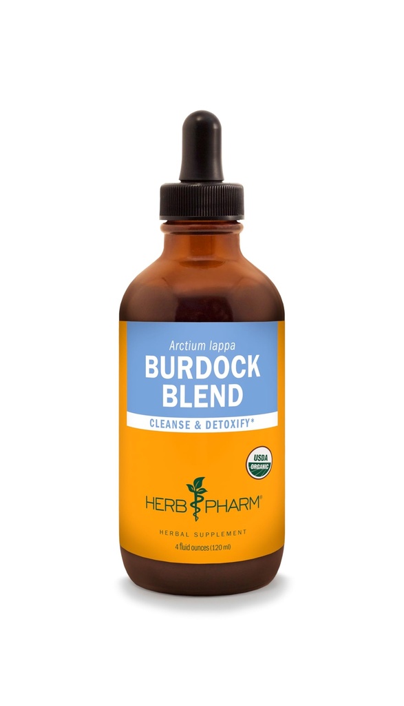 Herb Pharm Burdock Blend Liquid Extract til støtte oprydning & afgiftning - 4 Ounce