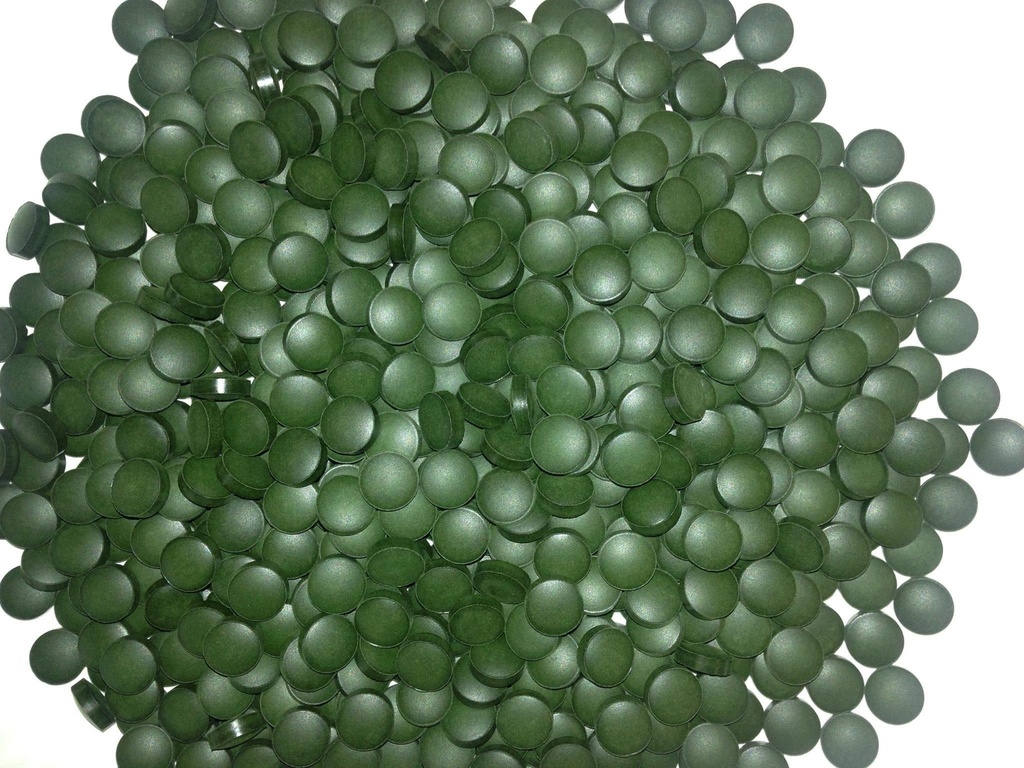 Raw Power Thors Hammer (2000 tabletter Pure chlorella / spirulina Blend, 500g), Organics Brand
