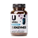 UMZU ZuEnzymes fordøjelsesenzymer Supplement 124; 21 enzymer til Gut Health Support, fordøjelse & Nutrient Absorption 124; Hjælper Break Down Lactose, Carbs, Proteins & Fats (30 dages forsyning 124; 30 kapsler)