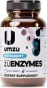 UMZU ZuEnzymes fordøjelsesenzymer Supplement 124; 21 enzymer til Gut Health Support, fordøjelse & Nutrient Absorption 124; Hjælper Break Down Lactose, Carbs, Proteins & Fats (30 dages forsyning 124; 30 kapsler)