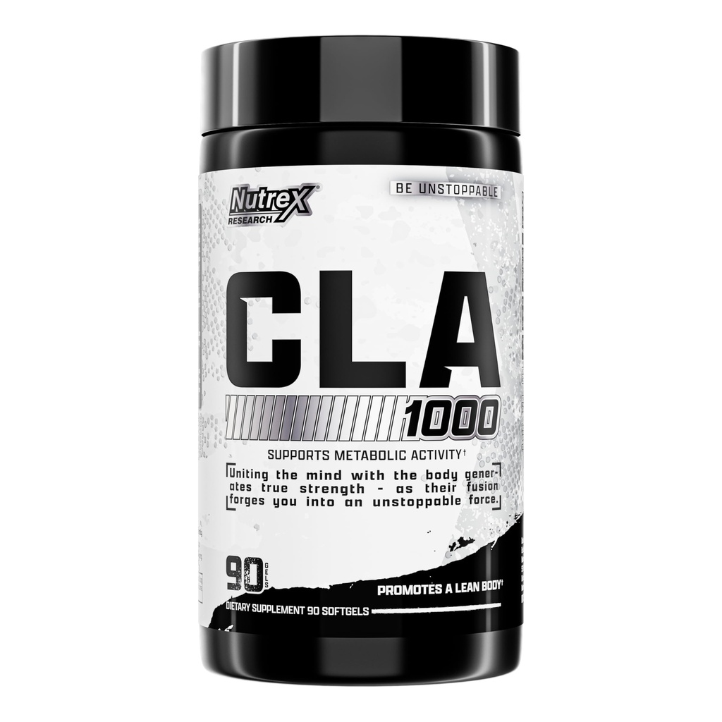 Nutrex CLA 90 Soft Gels - 1000mg Conjugated Linolsyre Active Blend fra Safflor Oil - Stimulantfri Metabolisme Booster piller til vægttab