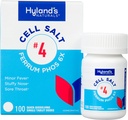 Hyland 's No. 4 Cell Salt Ferrum Phos 6X tabletter, Decongestant og Sinus Relief, Betændelse supplement, Naturlig Relief af kolde og feber symptomer, Quick Opløsning Tablets, 100 Greve