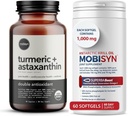 Organiske gurkemeje med Astaxanthin Supplement + Pure Krill Oil
