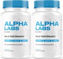 (2 Pack) Alpha Labs, Alpha Labs Kapsler, AlphaLabs, Alfa Labs, Alpha Labs Max Performance, Advanced Formel, Alpha Labs, Alpha Strenght Labs, Alfa Labs Kapsler, 120 Kapsler til 2 Måneder