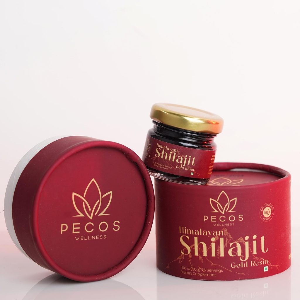 Pure Himalaya Shilajit Resin High Potency Gold Grade for Mænd & Kvinder; 100 Servere til energi Boost & Immun Support, 85 + Trace Minerals, 76% + Fulvic Acid, med Lab Test Report, 30g