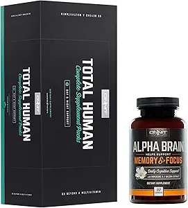 ONNIT Total Human + Alpha Brain 90ct stak