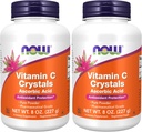 Nu kosttilskud, C-vitamin krystaller (ascorbinsyre) pulver, antioxidant beskyttelse *, 8 -Ounce (pakke med 2)